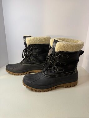 Storm by Cougar Cassidy V Black Waterproof Winter Snow Boots Size 10 Faux Fur